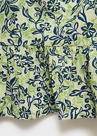 Floral-print halter dress