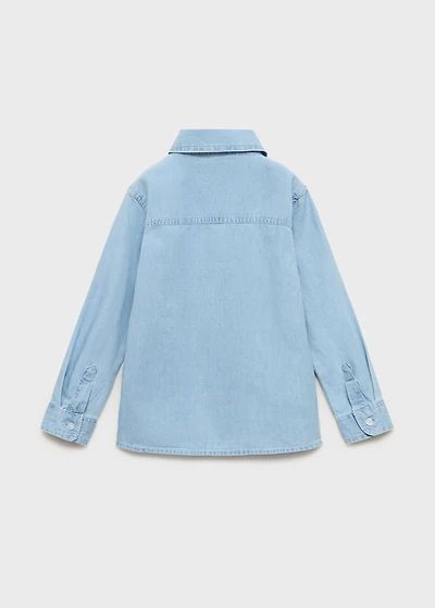 Pocket denim shirt