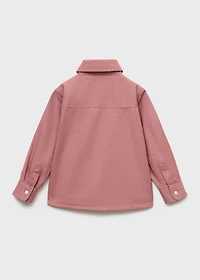 Cotton polo-neck shirt