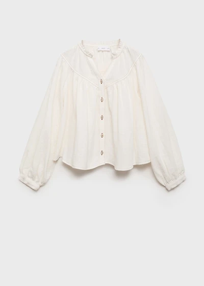 Puffed sleeves shirt