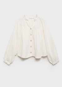 Puffed sleeves shirt