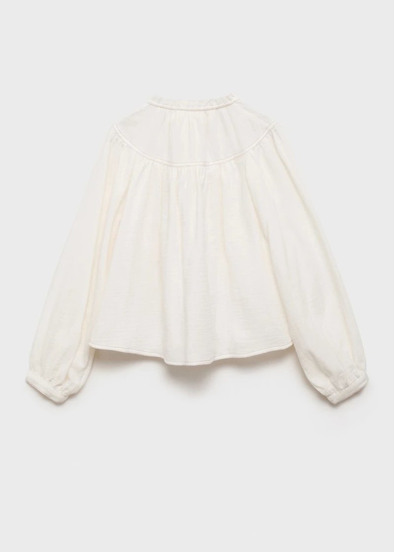 Puffed sleeves shirt