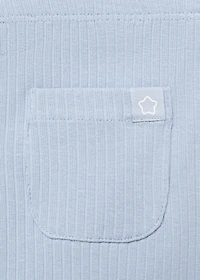 Cotton ribbed leggings