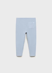 Cotton ribbed leggings