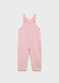 Long cotton dungarees
