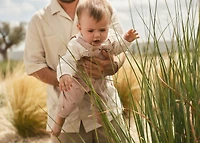 Embroidered denim dungarees