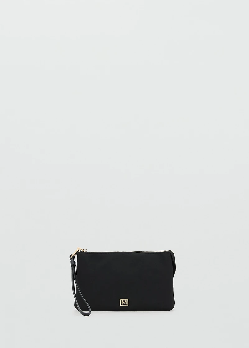 Nylon purse with zip
