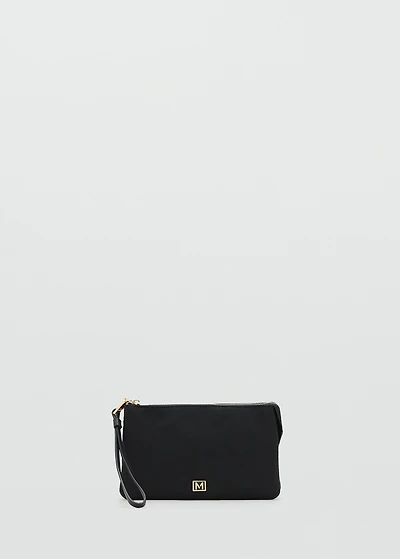 Nylon purse with zip