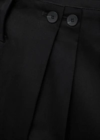 Buttons cotton pants