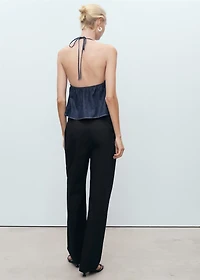 Buttons cotton pants