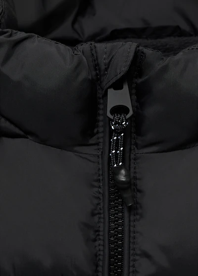 Long coat with padded lining