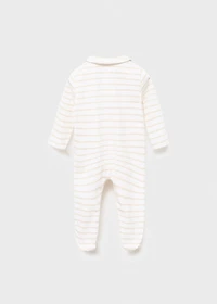 Striped onesie pajama