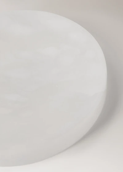 Small alabaster valet tray