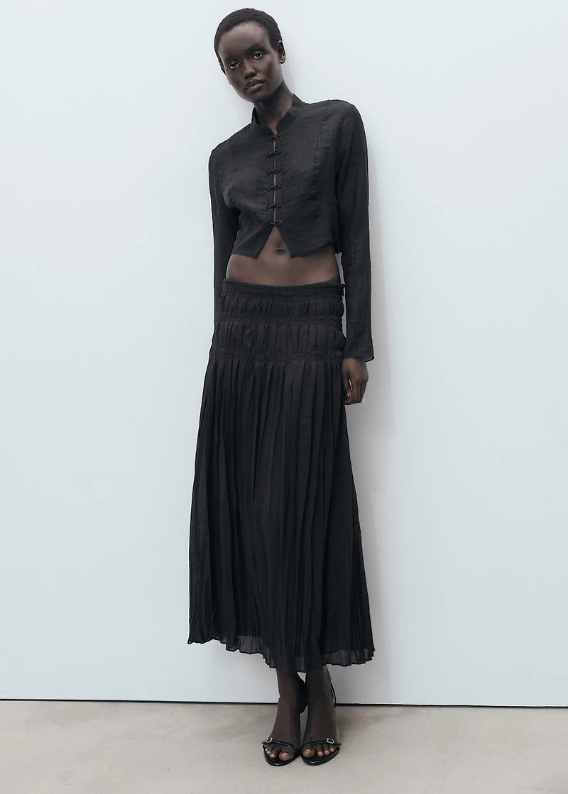 Stiletto heel sandal with buckle