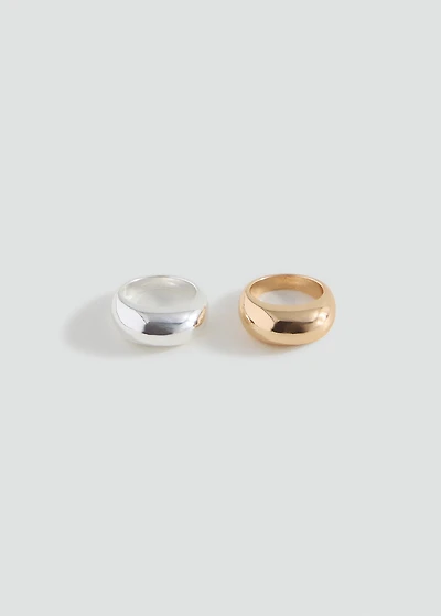 Metal rings set
