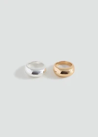 Metal rings set