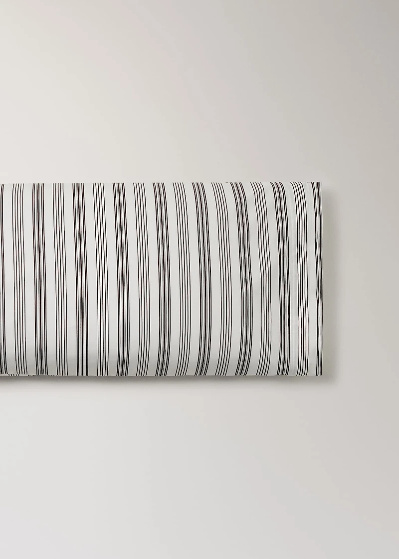 Cotton striped pillowcase 45x110 cm