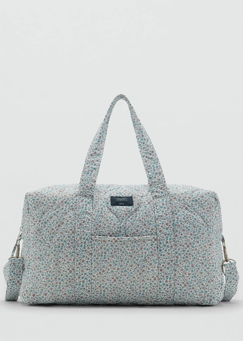 Maternity bag with flowers