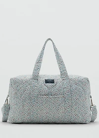 Maternity bag with flowers