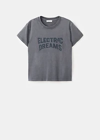 Rhinestone message t-shirt