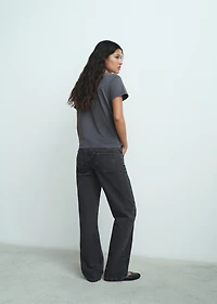 Rhinestone message t-shirt