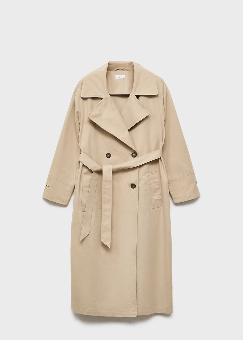 Classic trench coat with belt