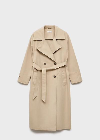 Classic trench coat with belt