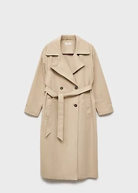 Classic trench coat with belt