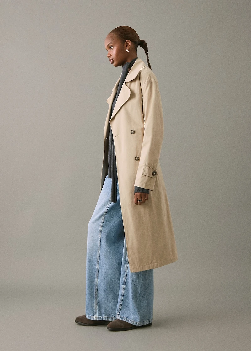 Classic trench coat with belt