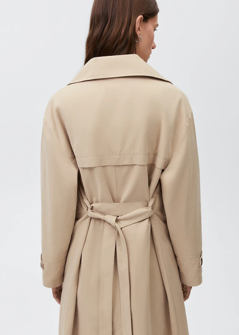 Classic trench coat with belt