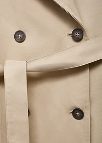 Classic trench coat with belt