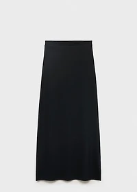 Slit long skirt