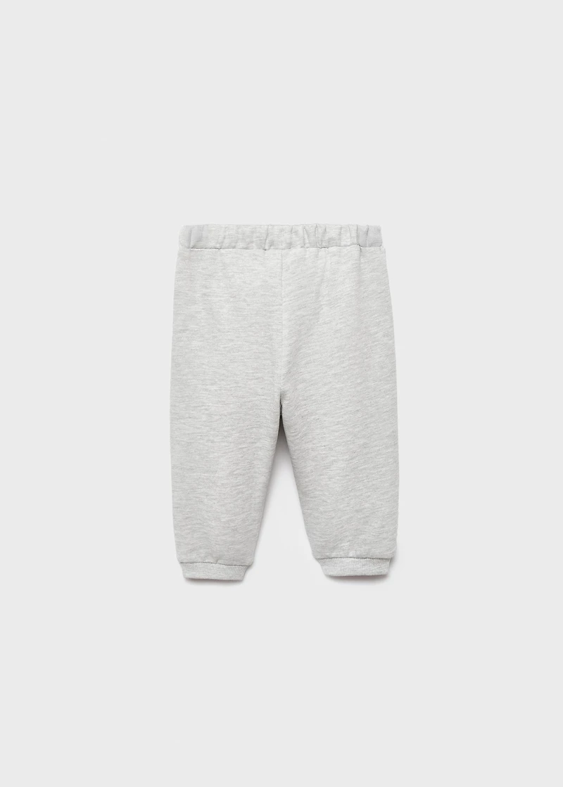 Cotton drawstring joggers