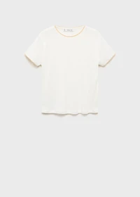 Combined cotton t-shirt