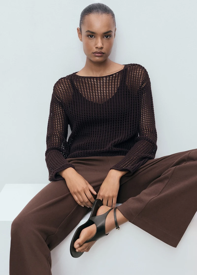 Straight-fit cotton pants