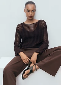 Straight-fit cotton pants