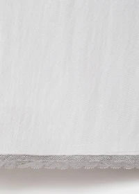 Lace nightgown with straps