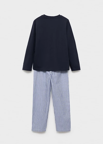 Striped long pyjamas