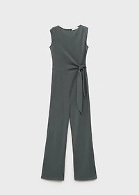 Long jumpsuit with knot