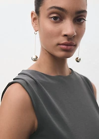 Long jumpsuit with knot