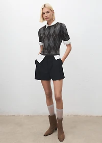 Suede leather ankle boots