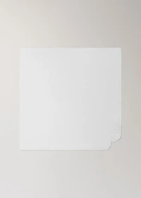 Hand-embroidered linen napkins