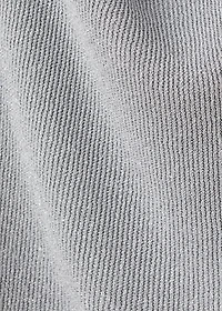 Lurex knitted top with draped neck