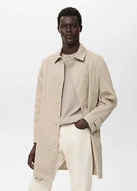 Classic water-repellent trench coat