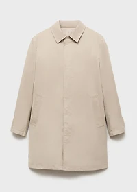 Classic water-repellent trench coat