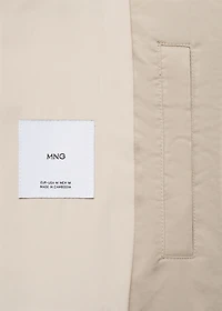 Classic water-repellent trench coat