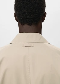Classic water-repellent trench coat
