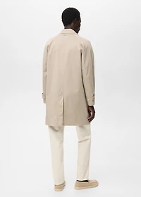 Classic water-repellent trench coat