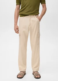 Cotton lyocell cargo pants