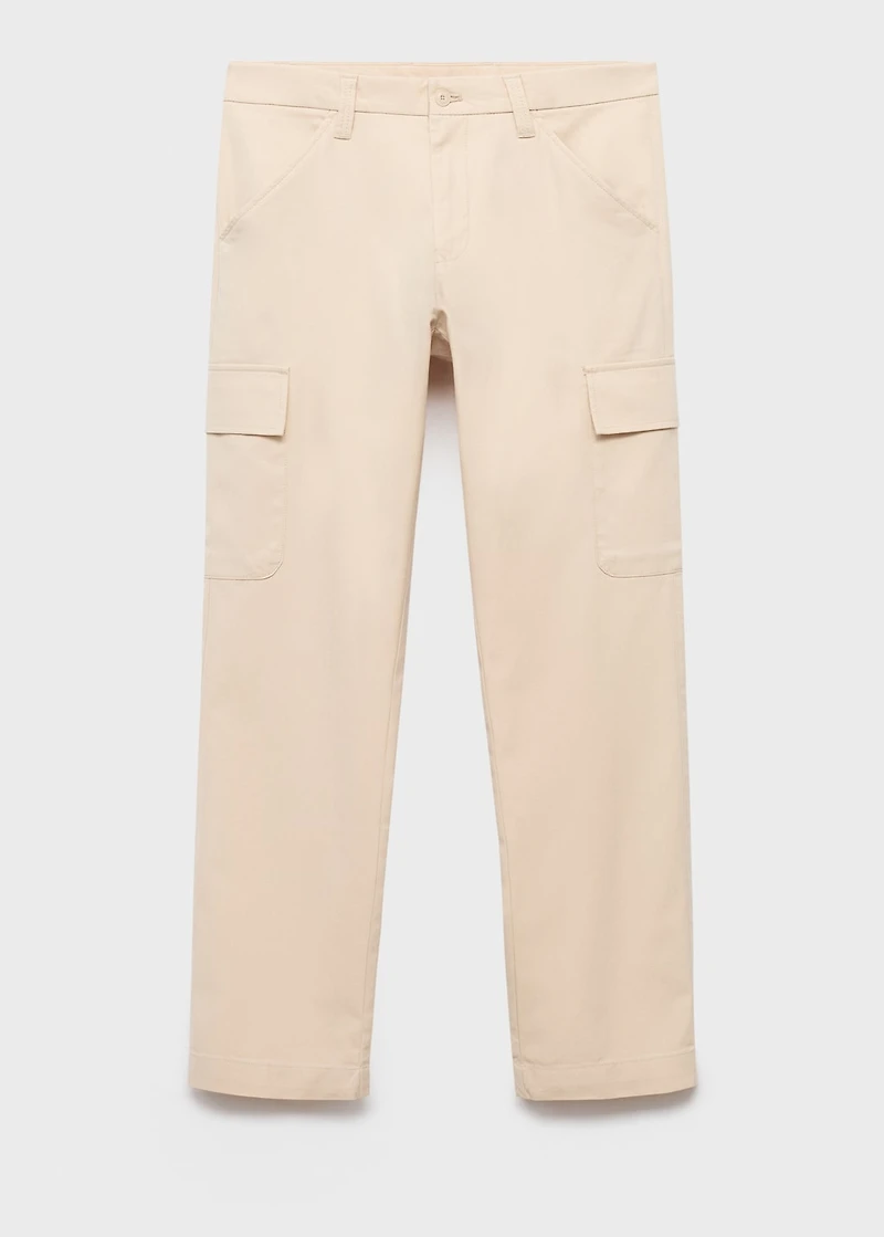 Cotton lyocell cargo pants
